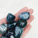 Moss Agate Tumble - Manifest/Abundance tumbled cleanse & co.