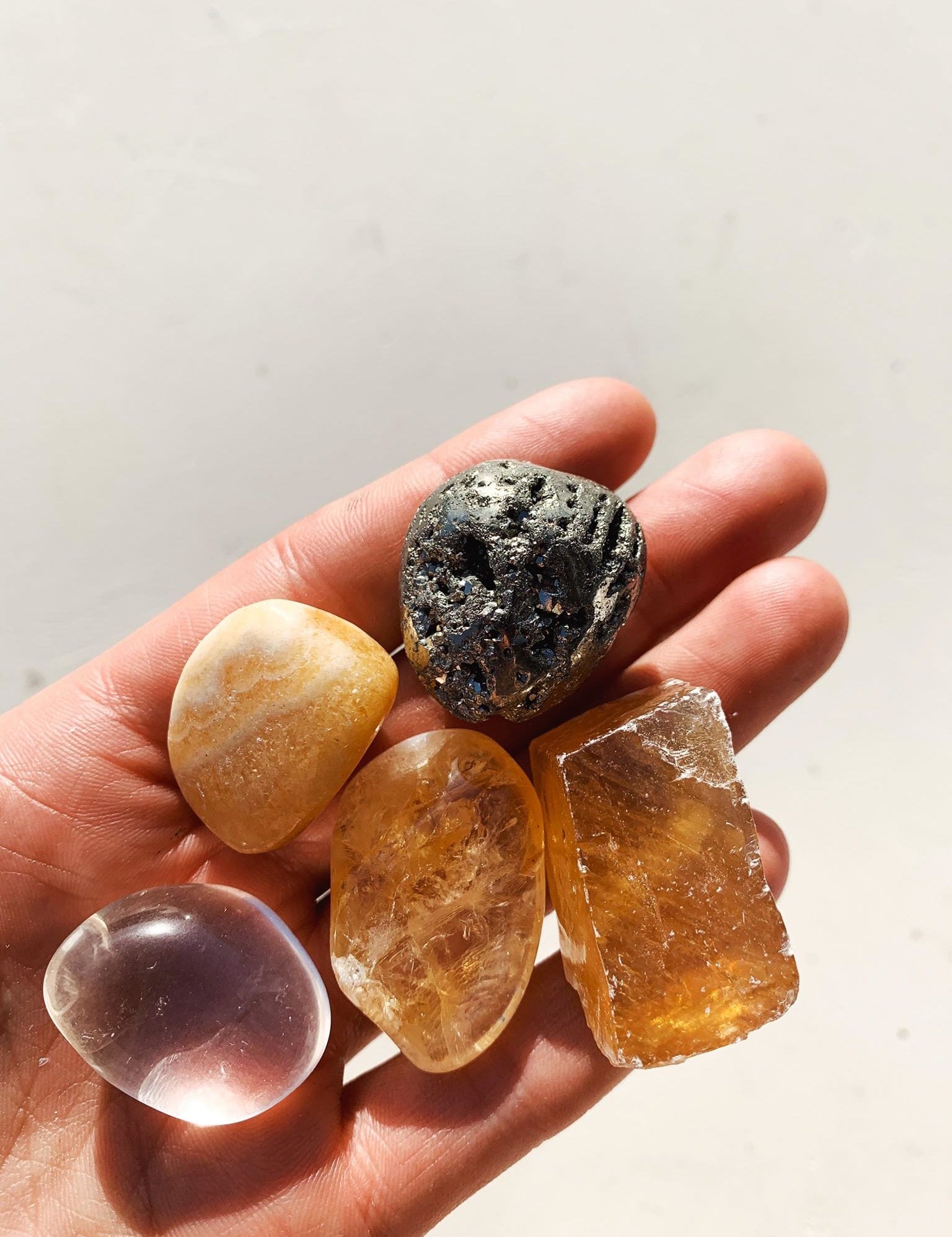 New Moon Crystal Kit – Intention crystal kit cleanse & co.