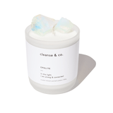 Opalite Intention Crystal Candle - strong & connected candle cleanse and co.