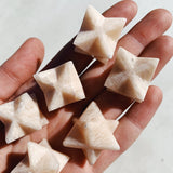 Peach Moonstone - Merkaba Star shape cleanse & co.