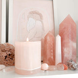 Pink Onyx Candle candle Coconut Lime & Elderflower cleanse & co.