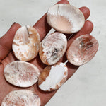 Pink Scolecite Worry Stone cleanse & co.