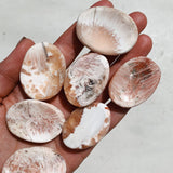 Pink Scolecite Worry Stone cleanse & co.