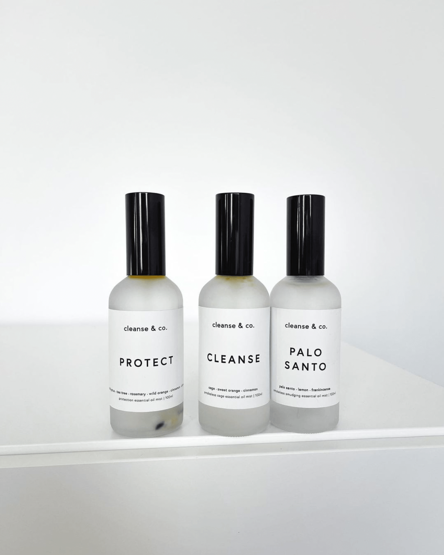 Protect & Sanitise Mist essential oil blend cleanse and co.