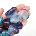 Rainbow Fluorite Tumble - Intuition/Organisation tumbled cleanse & co.