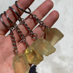 Raw Lemon Quartz Key Chain cleanse & co.