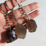 Raw Smokey Quartz Key Chain cleanse & co.