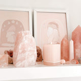 Rose Quartz Lamp Self & Home cleanse & co.
