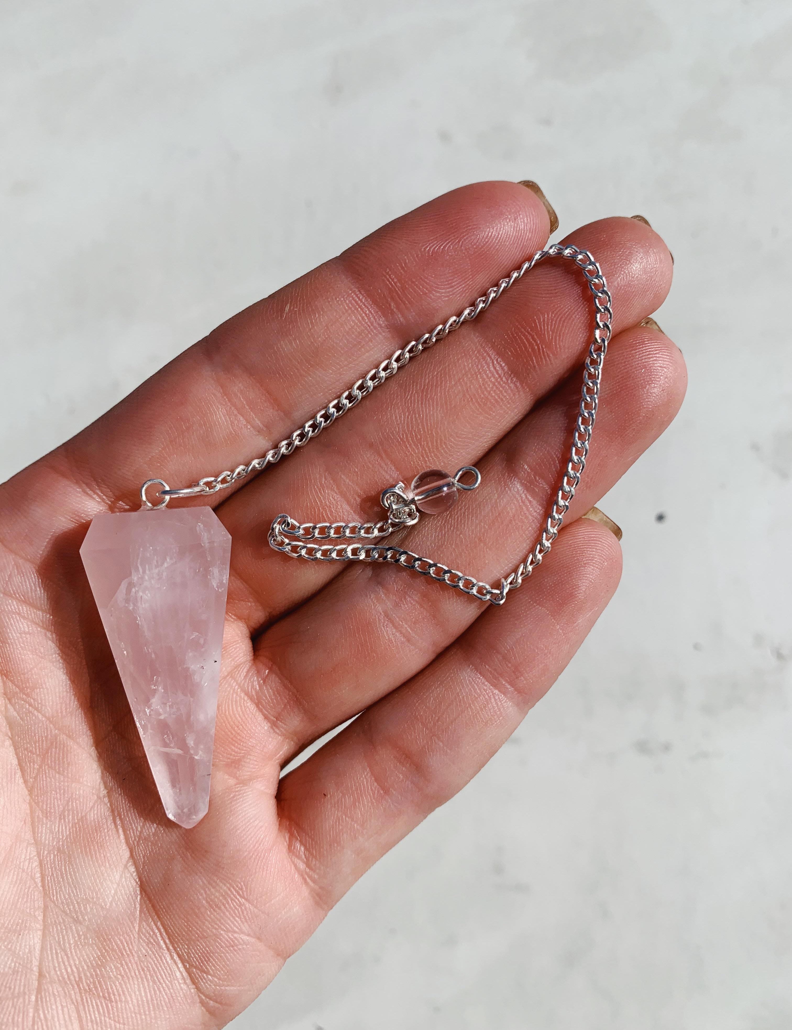 Rose Quartz - Pendulum pendulum cleanse & co.