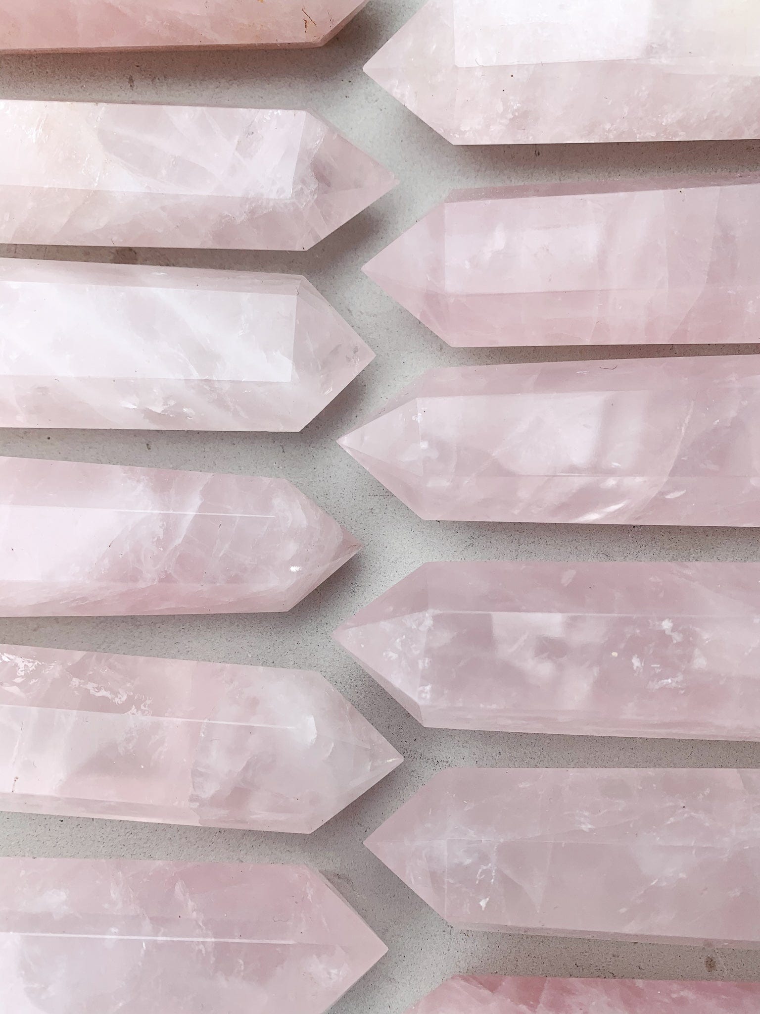 Rose Quartz Tower - Intuitively Chosen tower cleanse & co.
