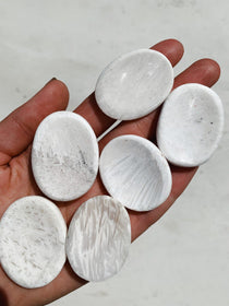 Scolecite Worry Stone cleanse & co.