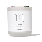 Scorpio Zodiac Crystal Candle candle cleanse and co.