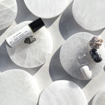 Selenite Round Plate dishes & bowls, cleansing cleanse & co.