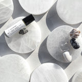 Selenite Round Plate dishes & bowls, cleansing cleanse & co.