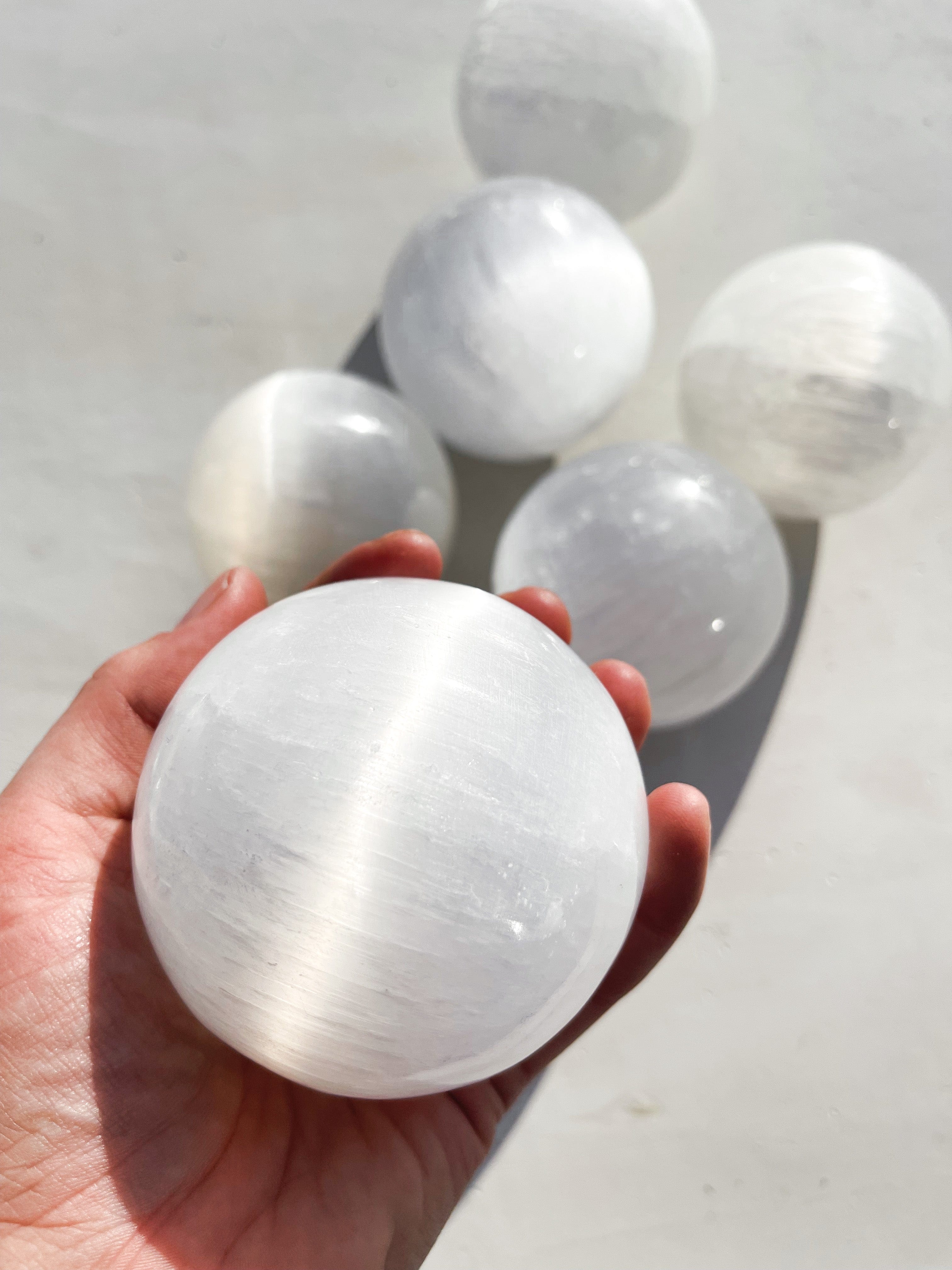 Selenite Sphere sphere, cleansing cleanse & co.