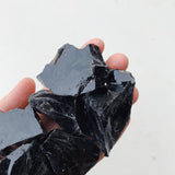 Small Raw Black Obsidian - Intuitively Chosen raw cleanse and co.