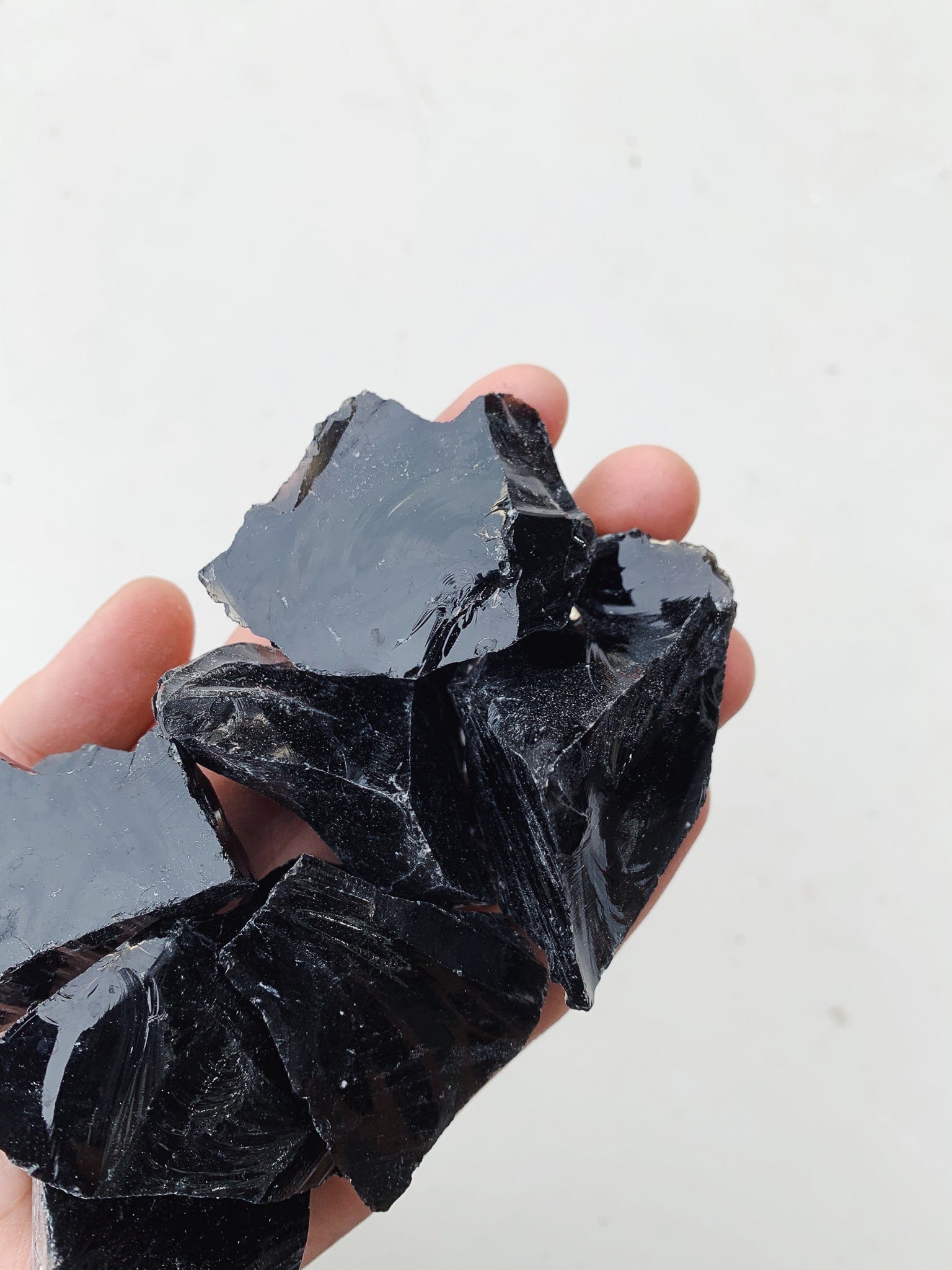 Small Raw Black Obsidian - Intuitively Chosen raw cleanse and co.