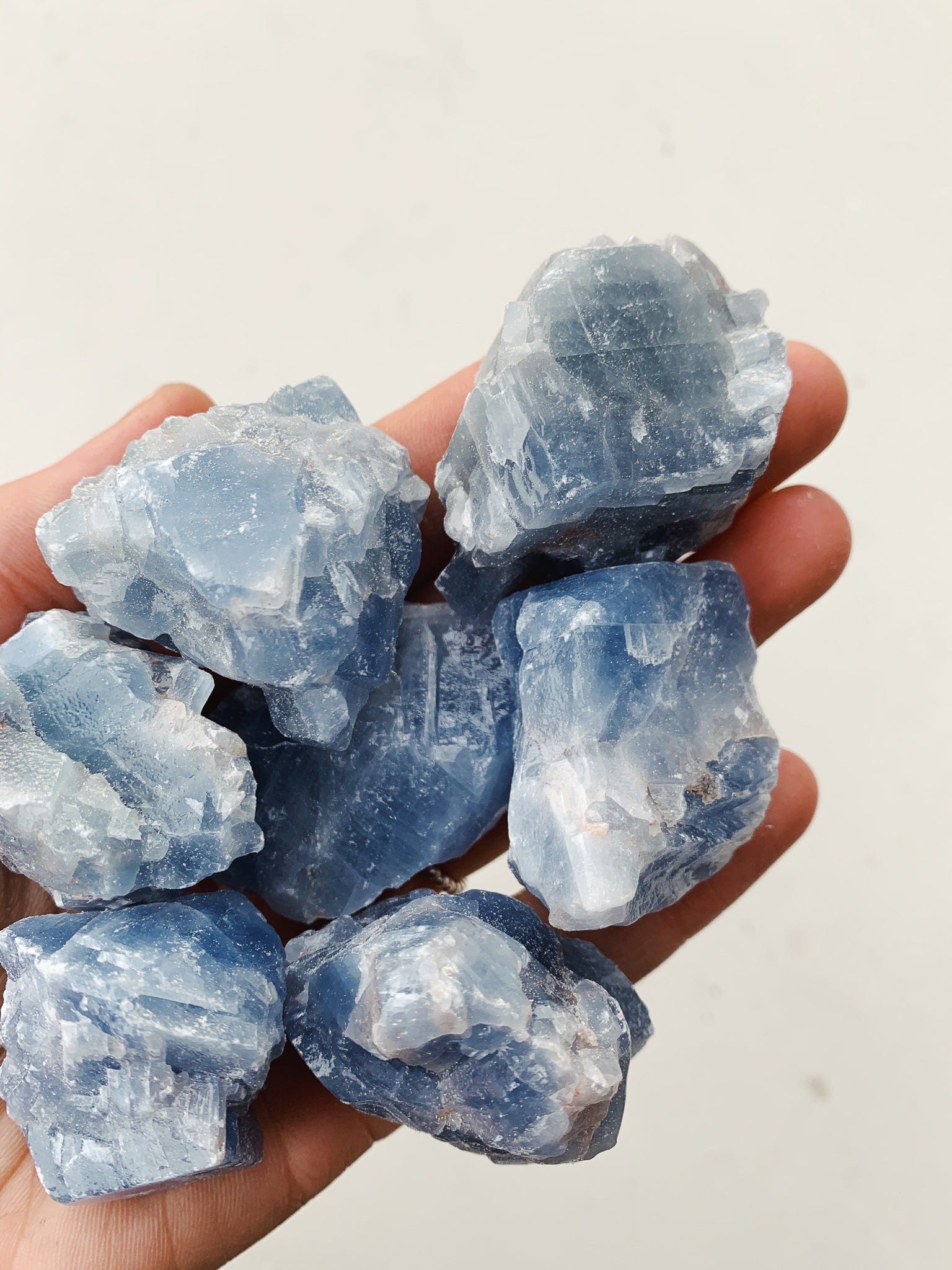 Small Raw Blue Calcite - Intuitively Chosen raw cleanse and co.