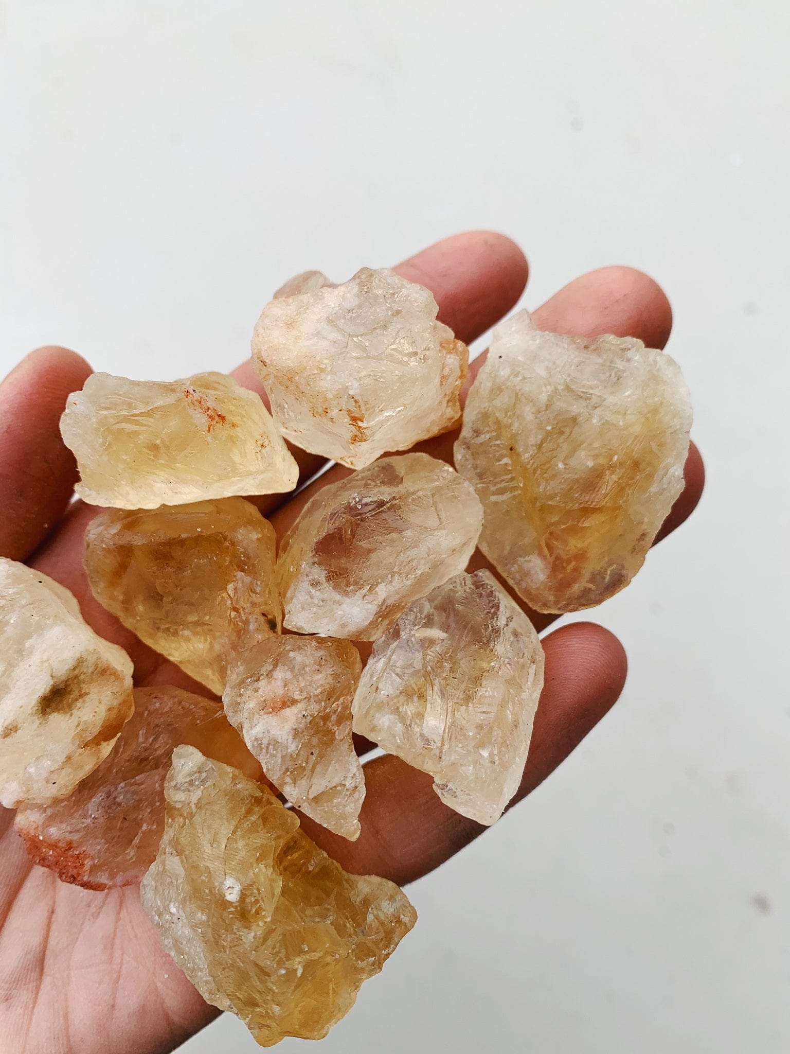 Small Raw Citrine - Intuitively Chosen raw cleanse and co.