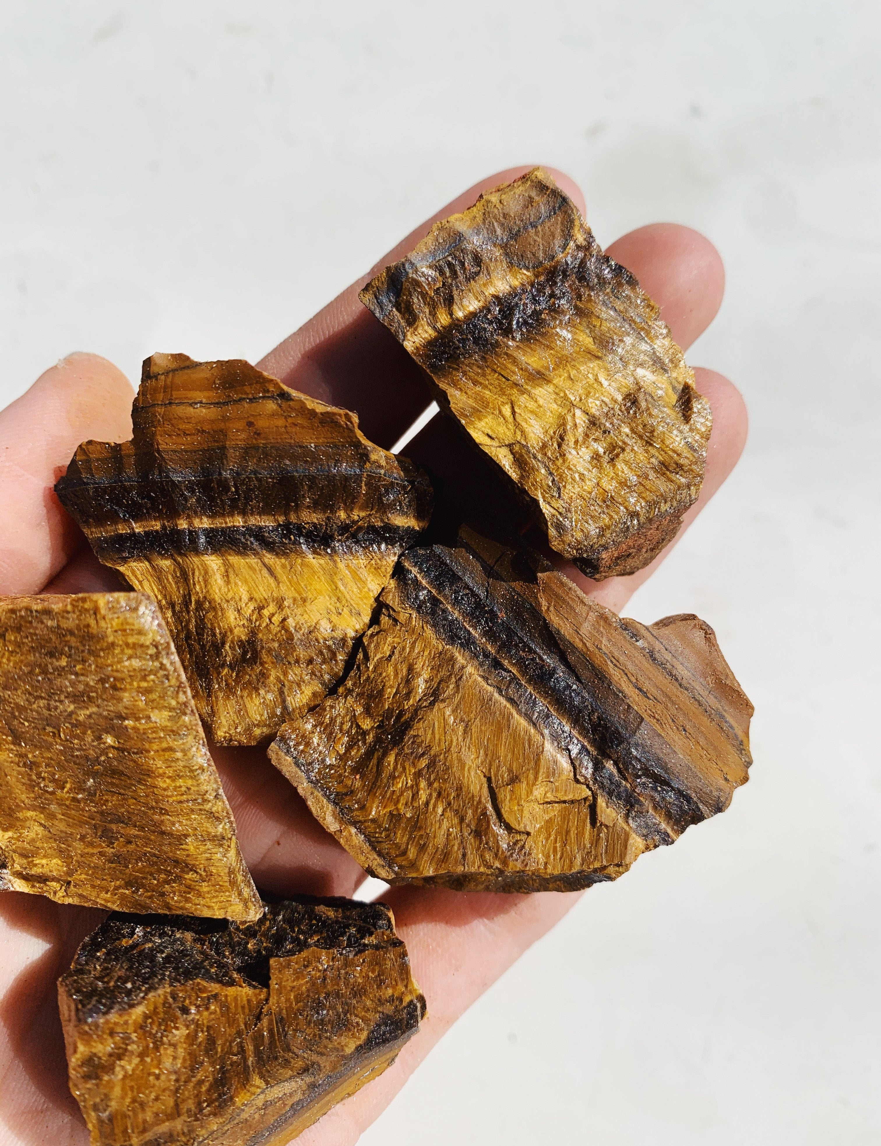 Small Raw Tigers Eye - Intuitively Chosen raw cleanse and co.