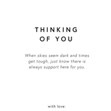Thinking of You Card gift_wrapping cleanse & co.