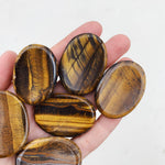 Tigers Eye Worry Stone worry stone cleanse & co.