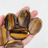 Tigers Eye Worry Stone worry stone cleanse & co.