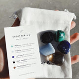 Zodiac Crystal Kit - Sagittarius zodiac crystal kit cleanse & co.