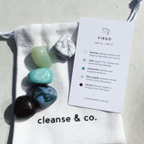 Zodiac Crystal Kit - Virgo zodiac crystal kit cleanse & co.