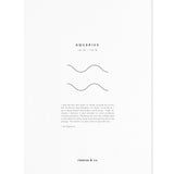 Zodiac Print - Aquarius print cleanse & co.
