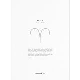 Zodiac Print - Aries print cleanse & co.