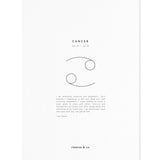 Zodiac Print - Cancer print cleanse & co.