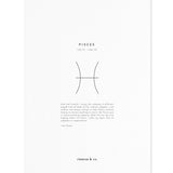 Zodiac Print - Pisces print cleanse & co.
