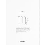 Zodiac Print - Virgo print cleanse & co.